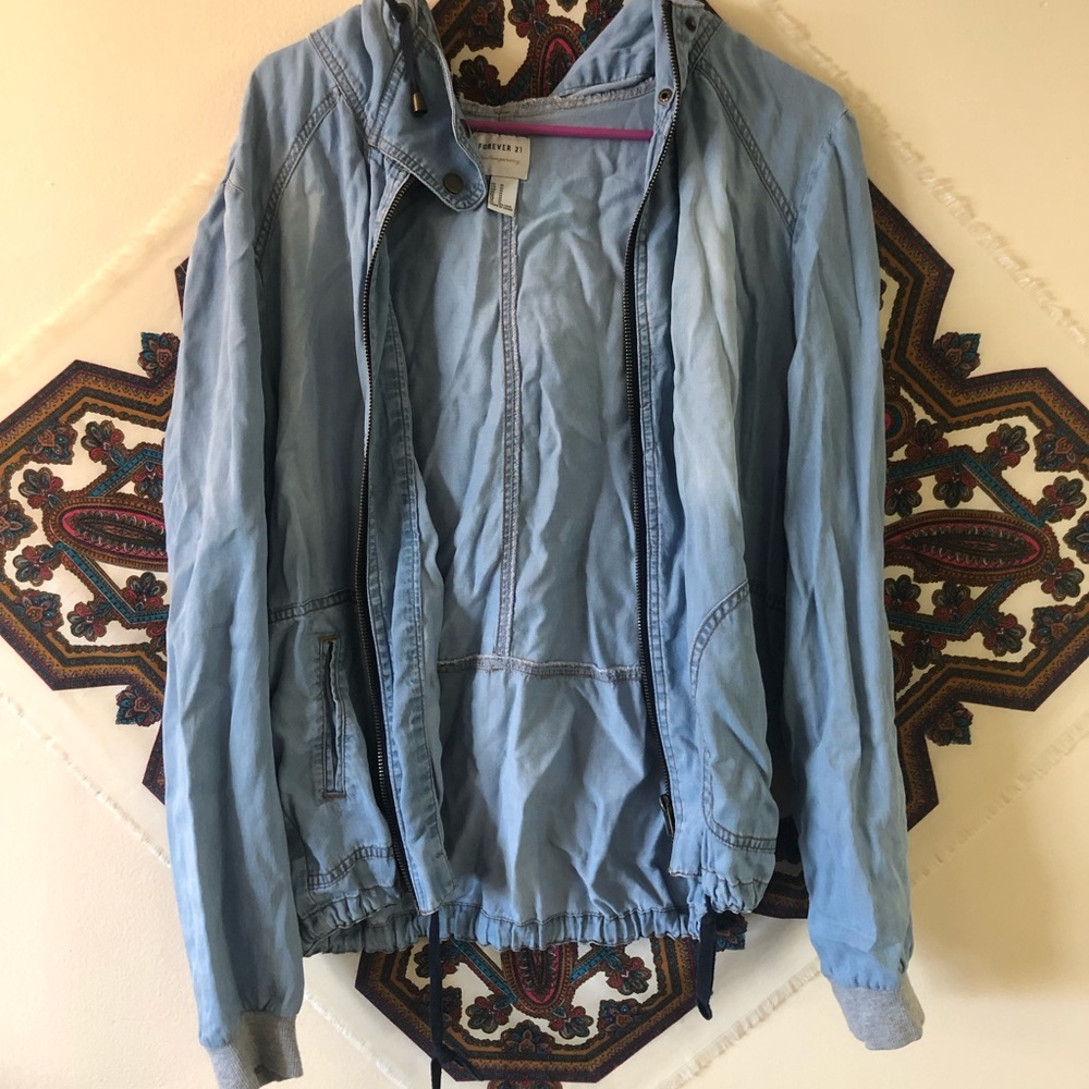 Denim Hoodie